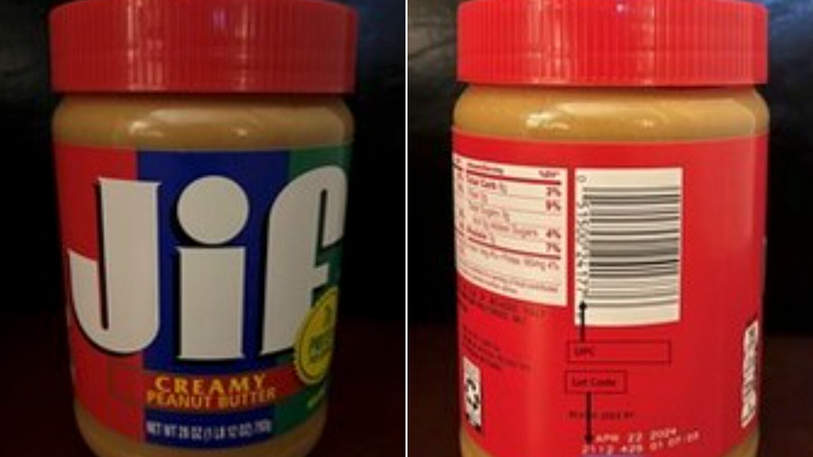 Jif peanut butter recall
